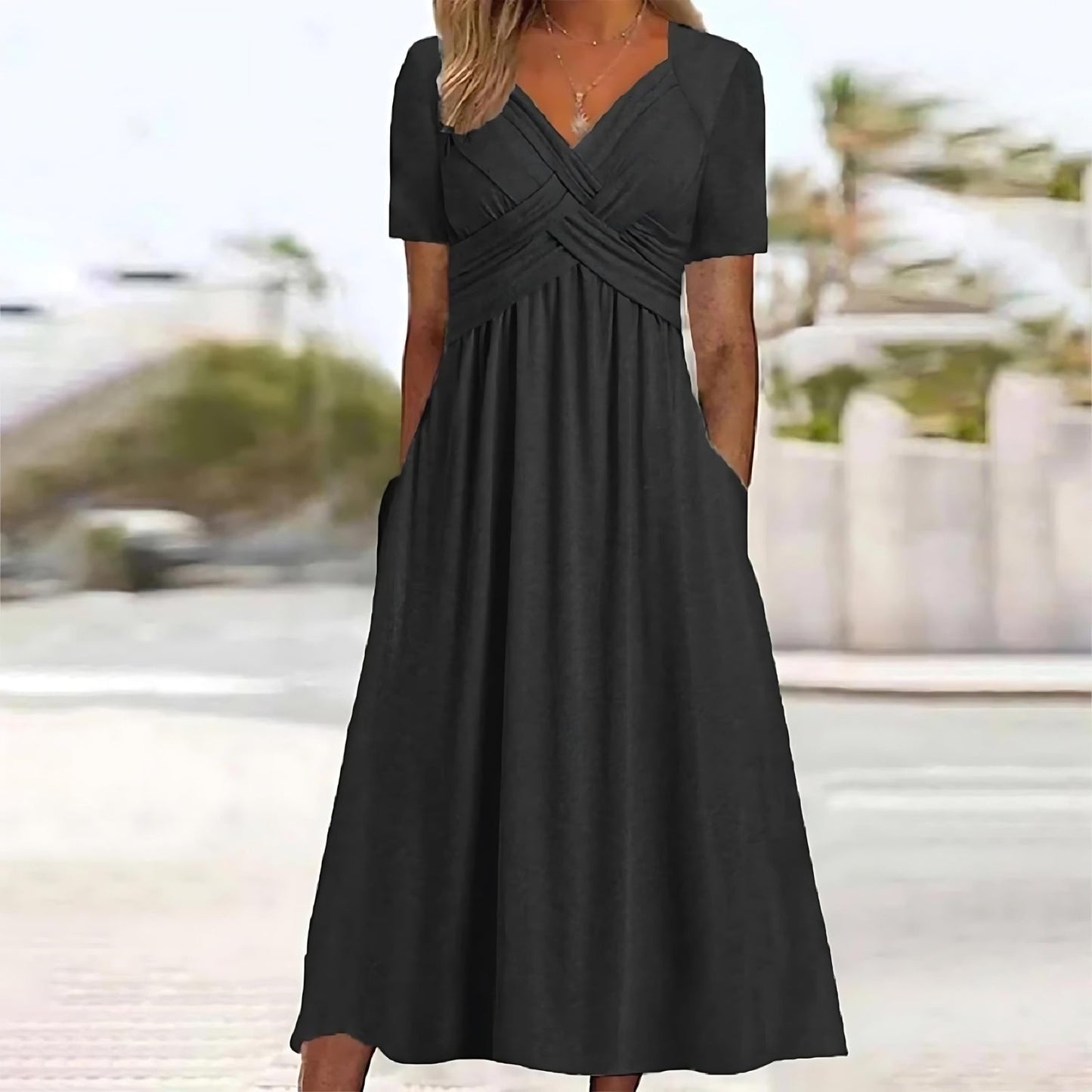 Sofia – timeless sculpt midi dress