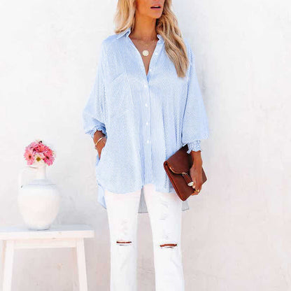 Evelyna – coastal rhythm shirt