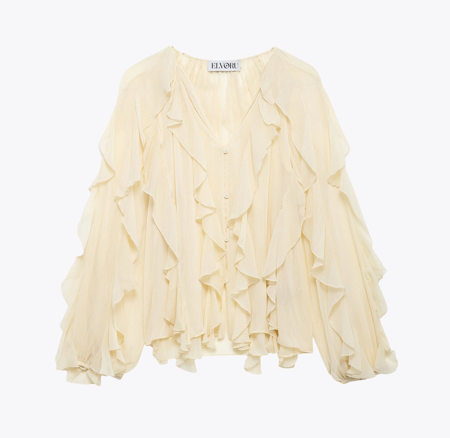 PURE DESIRE - RUFFLE BLOUSE
