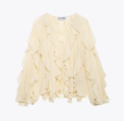 PURE DESIRE - RUFFLE BLOUSE