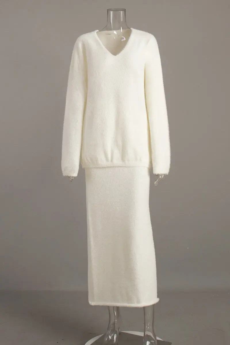 Mia – soft twilight knitwear set