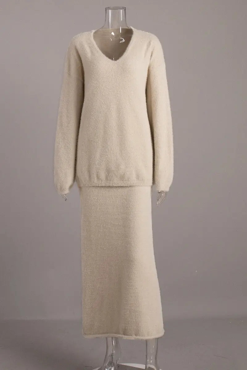 Mia – soft twilight knitwear set