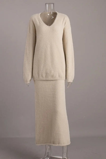 Mia – soft twilight knitwear set