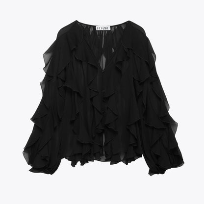 PURE DESIRE - RUFFLE BLOUSE