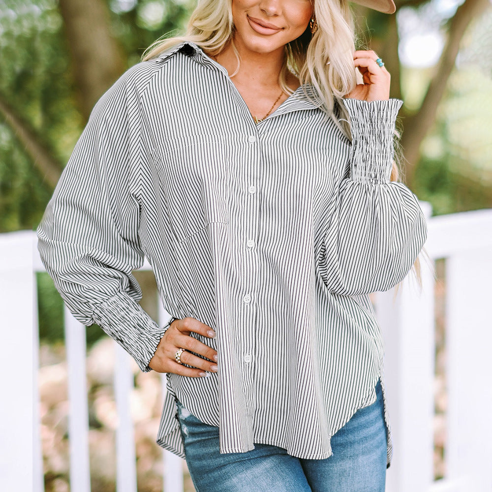 Evelyna – coastal rhythm shirt