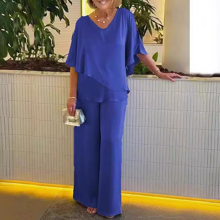 MELANIE - CHIC & COMFORTABLE WIDE-LEG ENSEMBLE