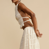 CHIC WENDY HALTER -TOP AND SKIRT ENSEMBLE