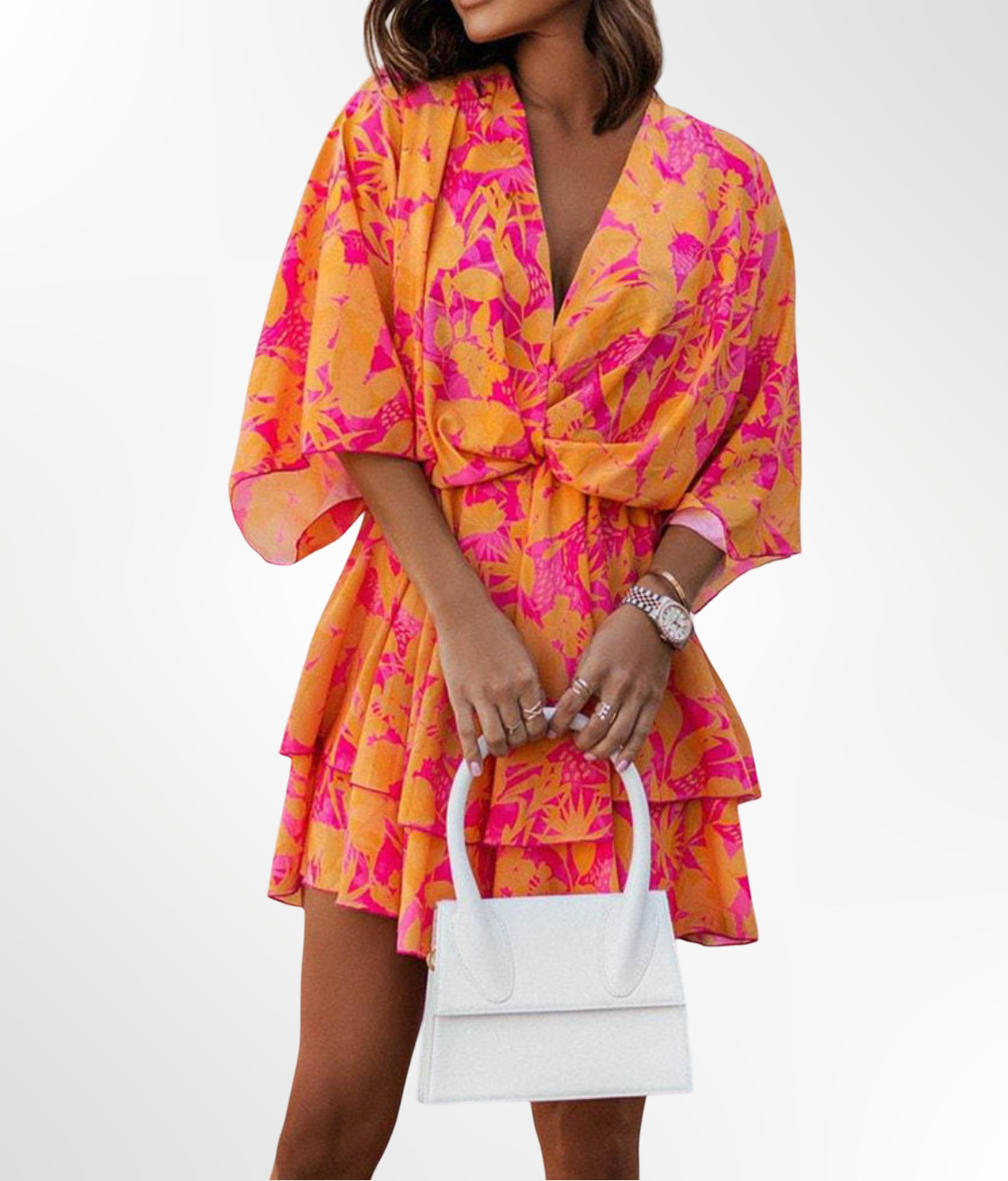 Susana – sunlit grace mini dress