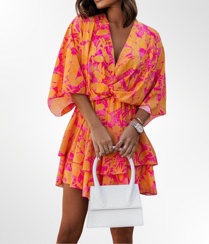 Susana – sunlit grace mini dress