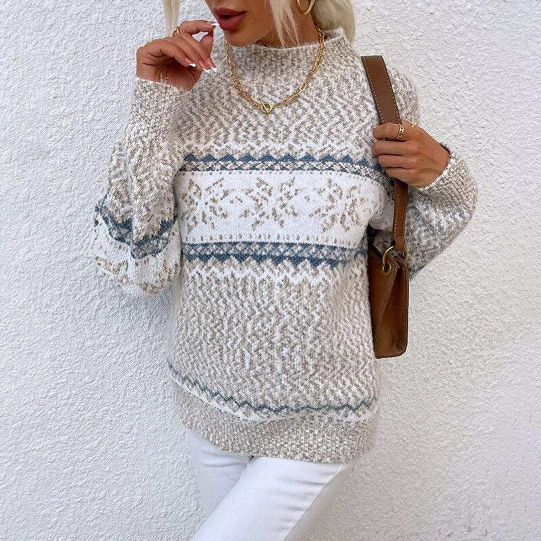 Elegant Winter Sweater – Amber Edition