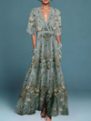 FLORENCE - LONG FLORAL DRESS