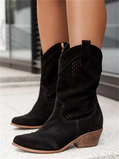 NIVORA – LEATHER WESTERN BOOTS