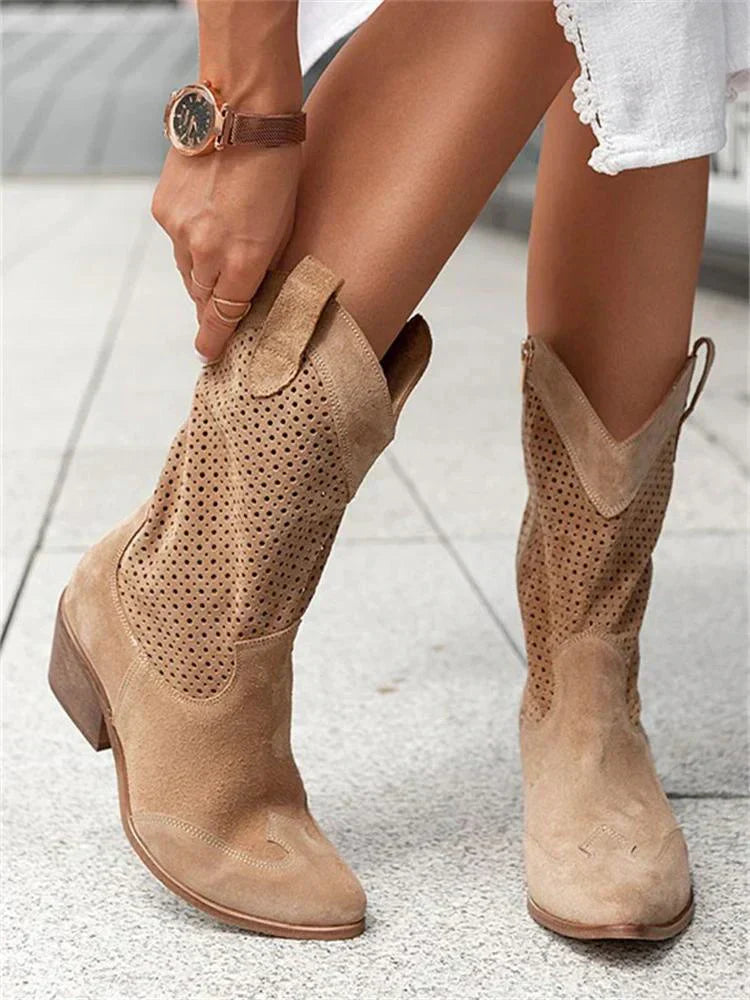 NIVORA – LEATHER WESTERN BOOTS