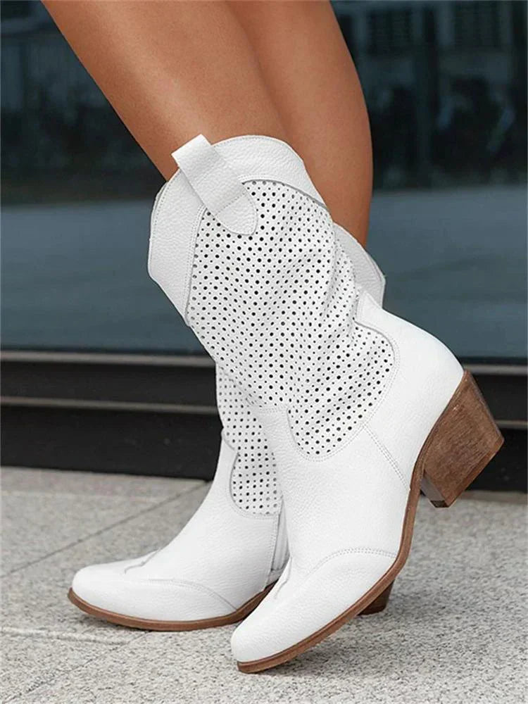 NIVORA – LEATHER WESTERN BOOTS