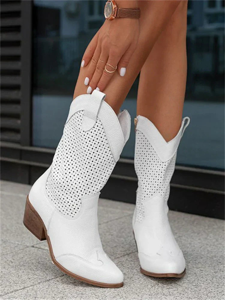 NIVORA – LEATHER WESTERN BOOTS