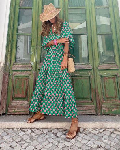 Fleur – dreamy boho charm maxi dress
