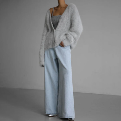 Luna-soft cardigan in a cashmere look