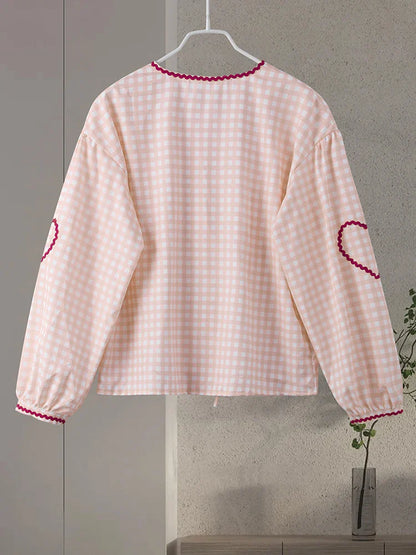 Mila – blush romance blouse
