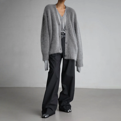 Luna-soft cardigan in a cashmere look