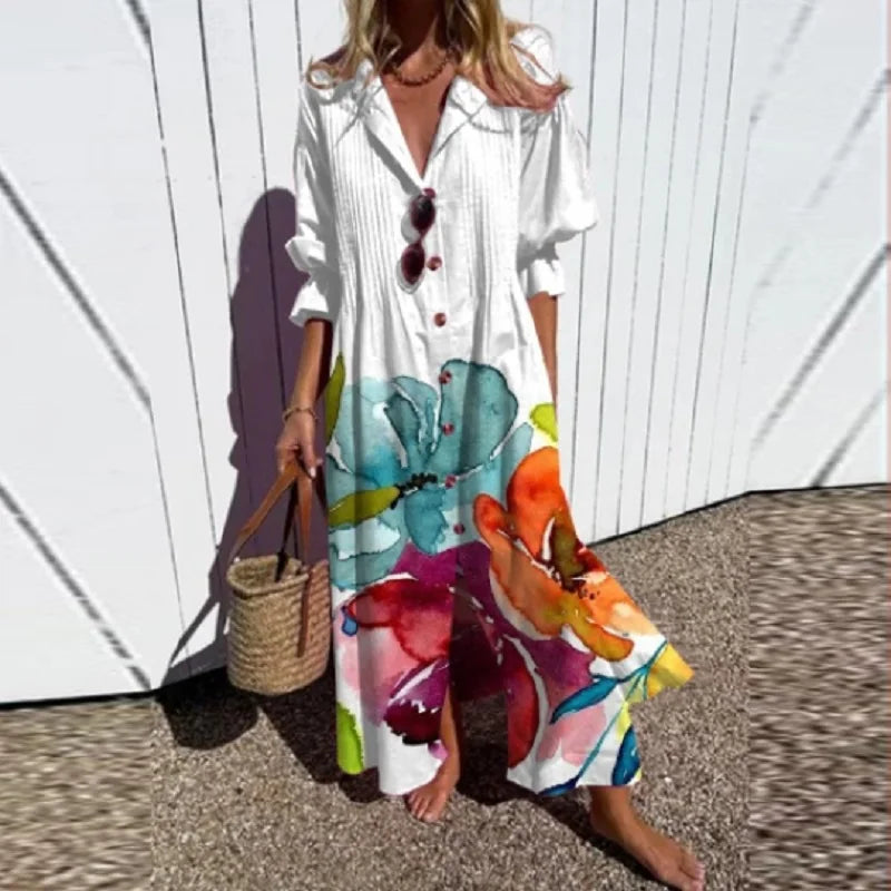 SÉRAPHINE - ELEGANT DRESS IN BOHO STYLE