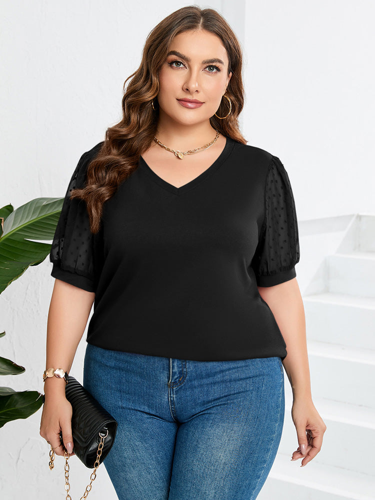Rhianna – moonlit grace puff-sleeve top
