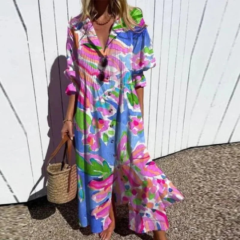SÉRAPHINE - ELEGANT DRESS IN BOHO STYLE