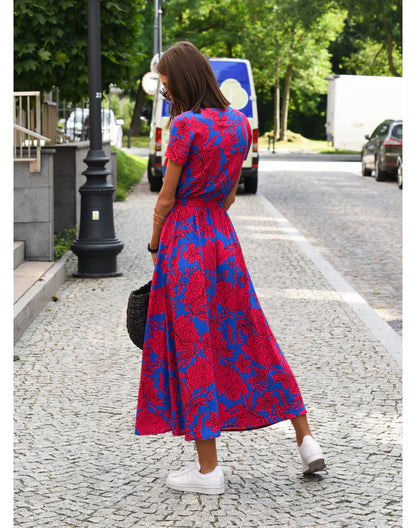 EVA - STYLISH V-NECK DRESS