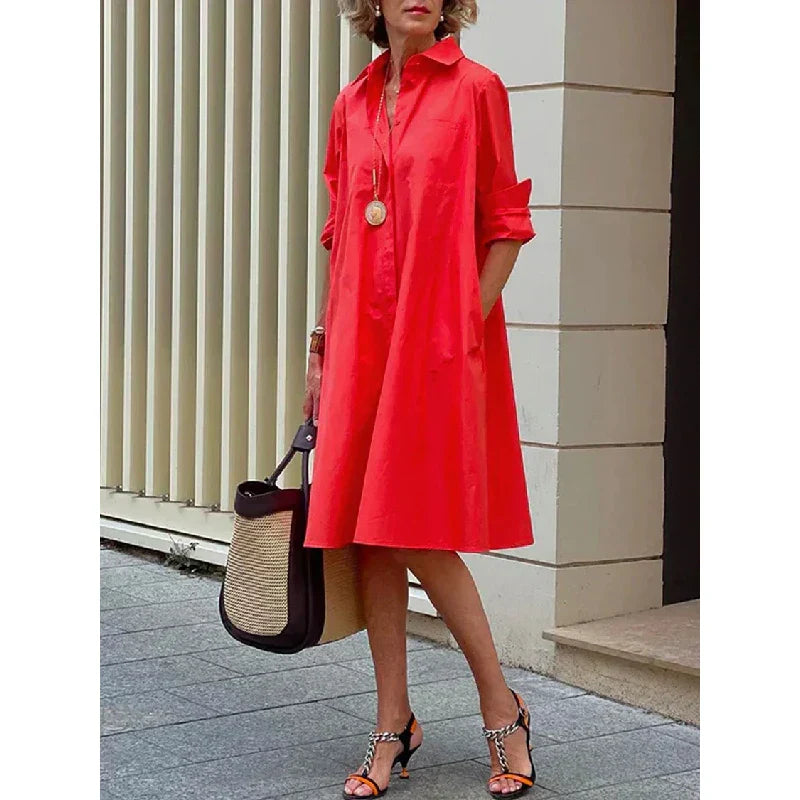 Pastora – timeless drape silhouette dress