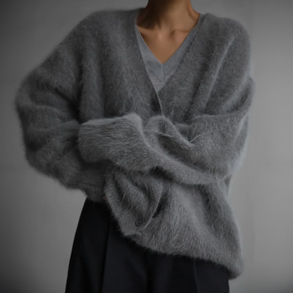 Luna-soft cardigan in a cashmere look