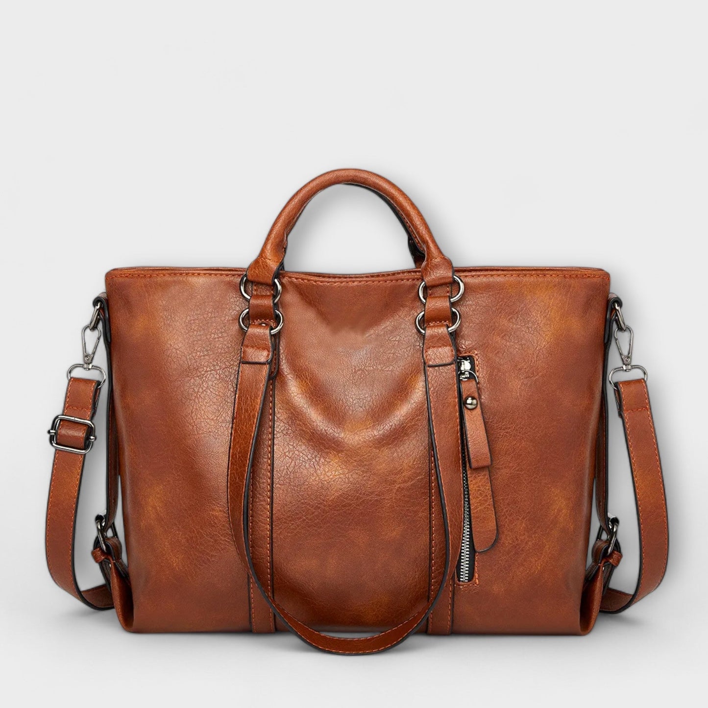 LARGE LEATHER BAG - TIMELESS STYLE & FUNCTIONALITY