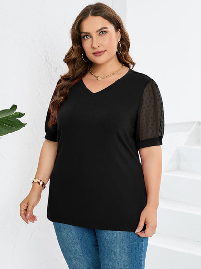Rhianna – moonlit grace puff-sleeve top