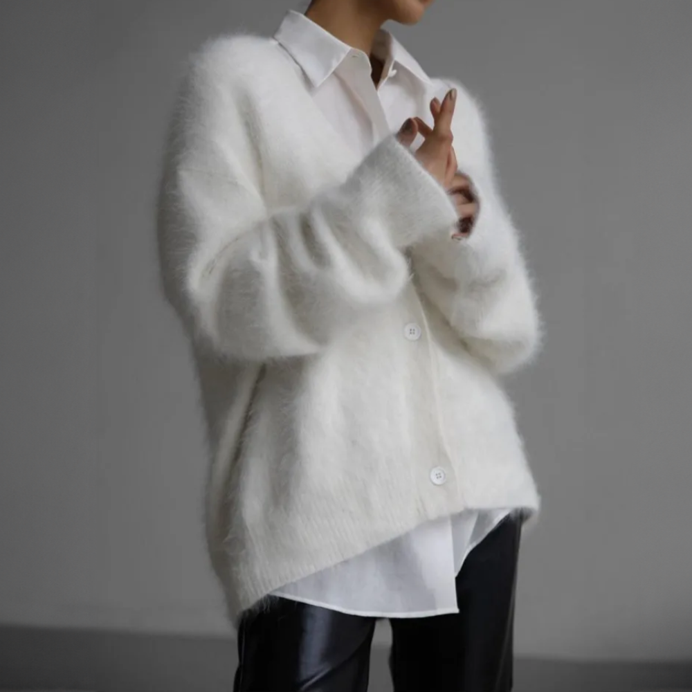 Luna-soft cardigan in a cashmere look