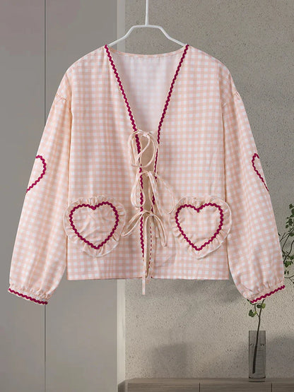 Mila – blush romance blouse