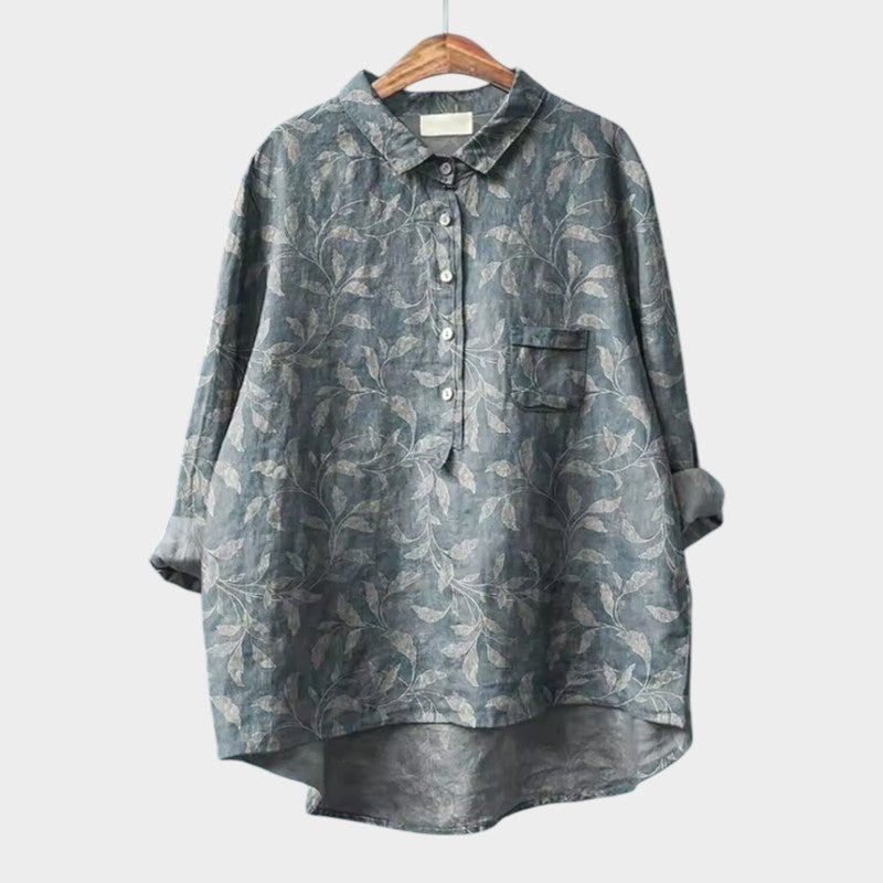 Sofia – radiant blooms oversized blouse