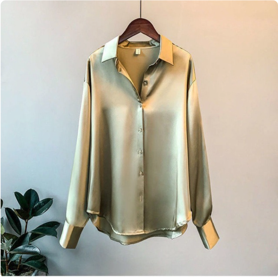 Women's Satin Blouse - CAMICIA