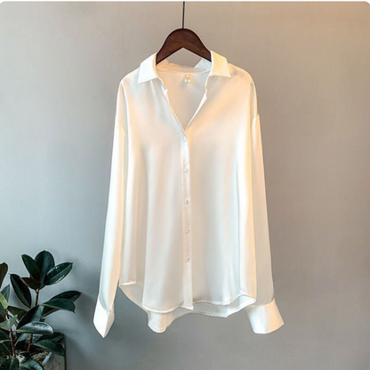 Women's Satin Blouse - CAMICIA
