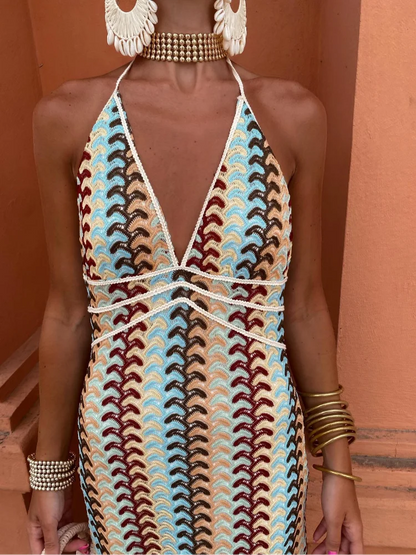 Roxanne – halter grace with an alluring open back