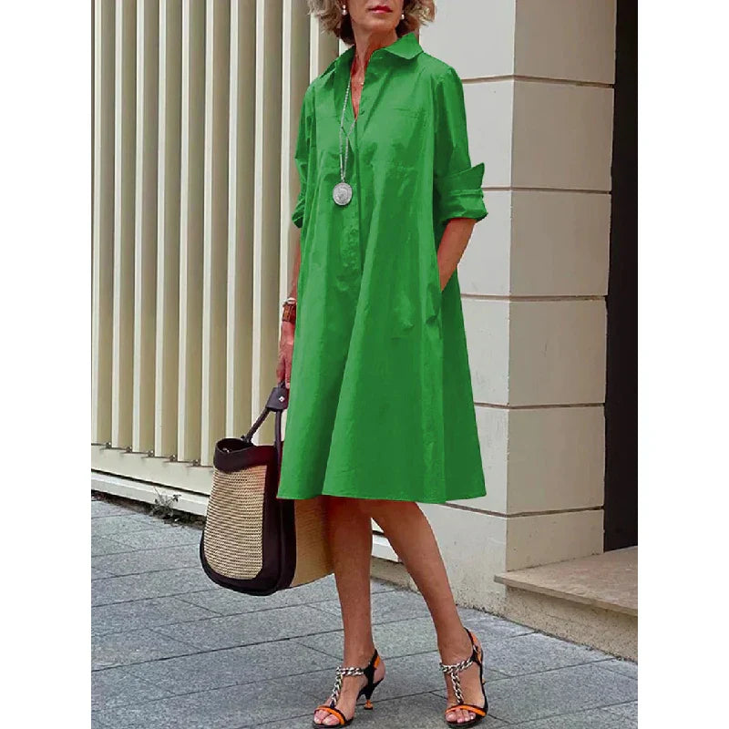 Pastora – timeless drape silhouette dress