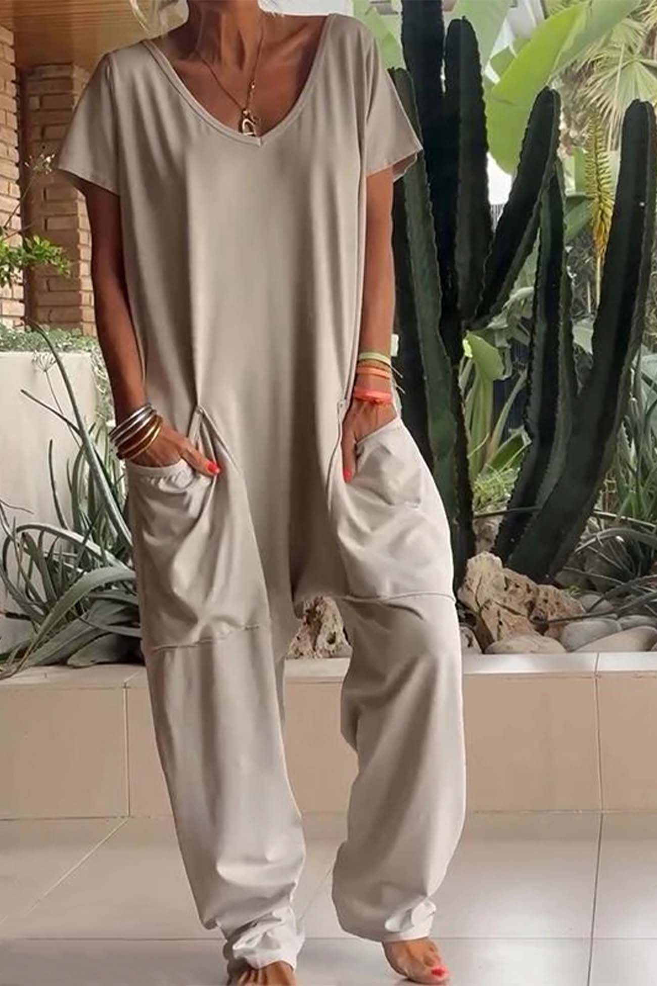 JELISSA - EFFORTLESS RELAXED JUMPSUIT