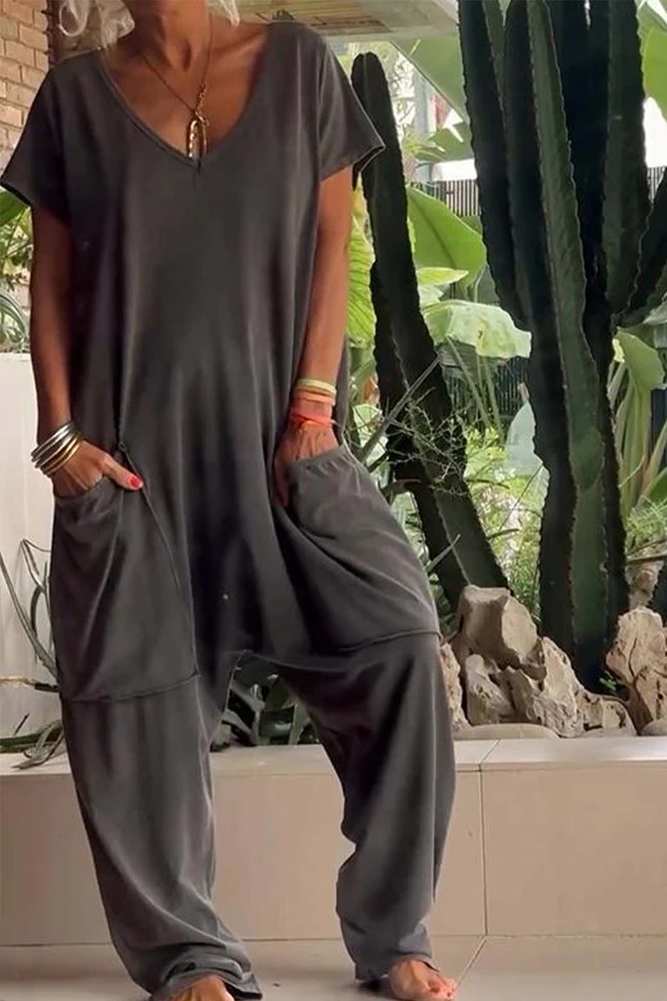 JELISSA - EFFORTLESS RELAXED JUMPSUIT