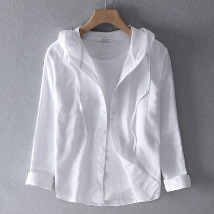 LUCILLE - BREATHABLE LINEN SHIRT