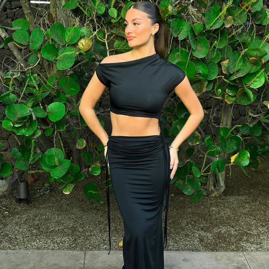 Satinéa – satin-look charm twinset