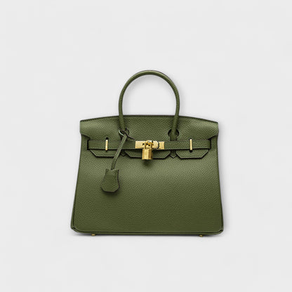 LUXURIOUS-LEATHER HANDBAG
