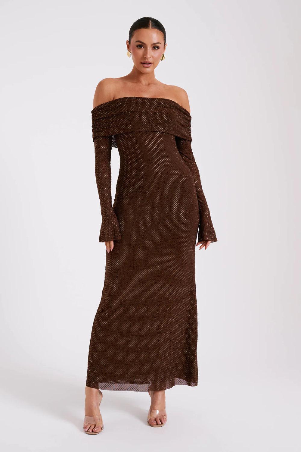 ASTELLA - SPRAY EFFECT DRESS