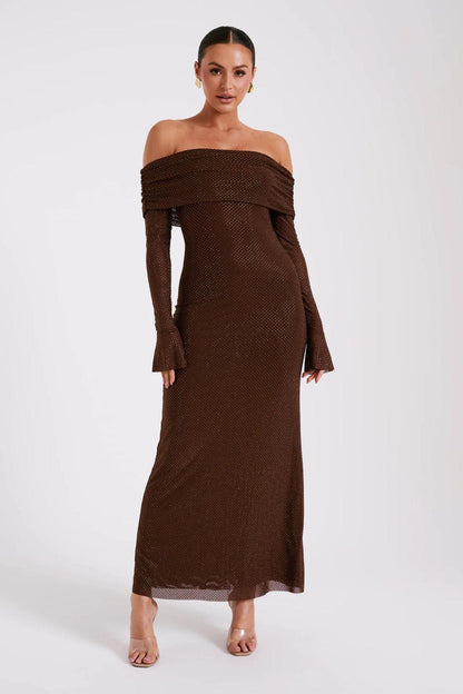 ASTELLA - SPRAY EFFECT DRESS