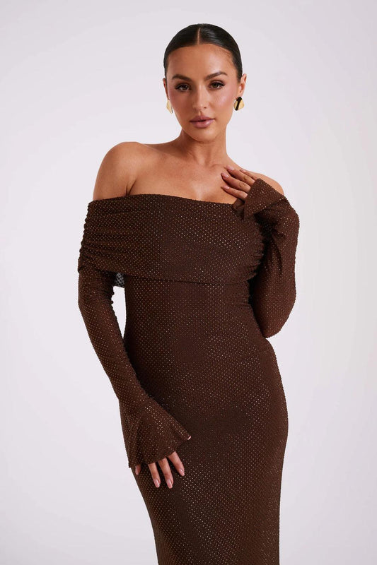 ASTELLA - SPRAY EFFECT DRESS