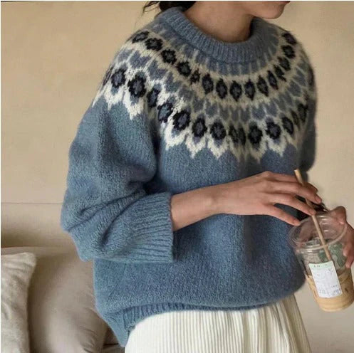 Elegant Jacquard Sweater – Julianna Edition