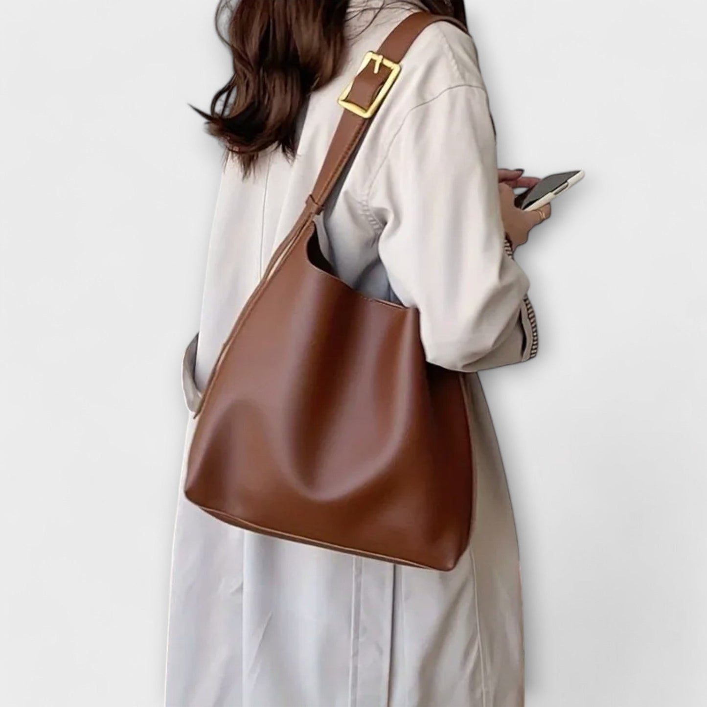 ELEGANT LEATHER -SHOULDER BAG