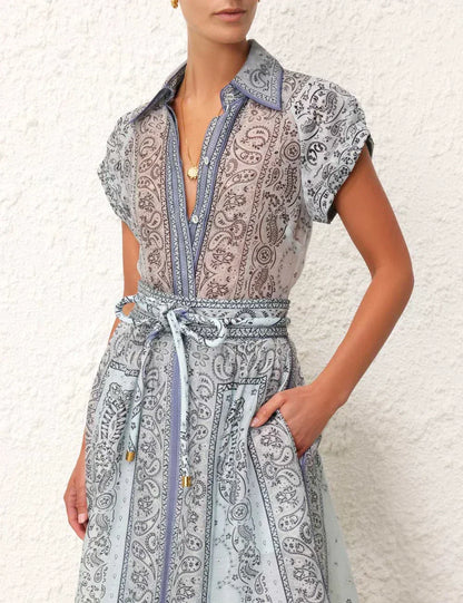 ADELE - CHIC BOHO PRINT TWO-PIECE ENSEMBLE