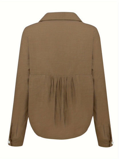 ELISE - LONG SLEEVE LINEN SHIRT